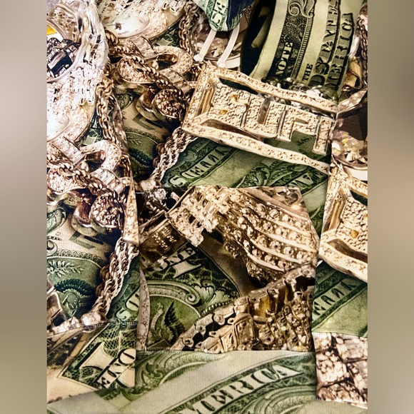 SUPREME DOLLAR BILLS RARE HOODIE SIZE MEDIUM EUC - Picture 10 of 12